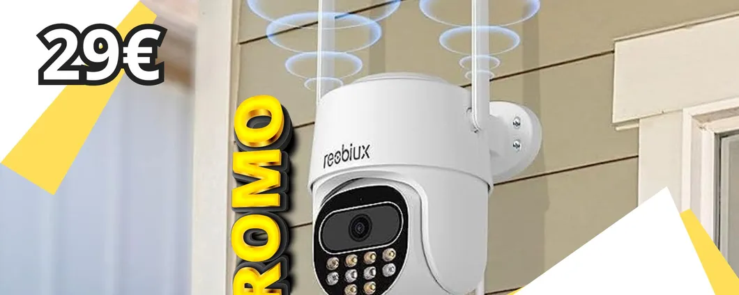 SICUREZZA totale con la Telecamera WiFi da esterno a soli 26€ su Amazon: scoprila oggi!