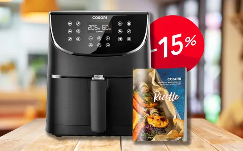 Mangia croccante e sano: Friggitrice ad Aria COSORI a prezzo OCCASIONE su Amazon!